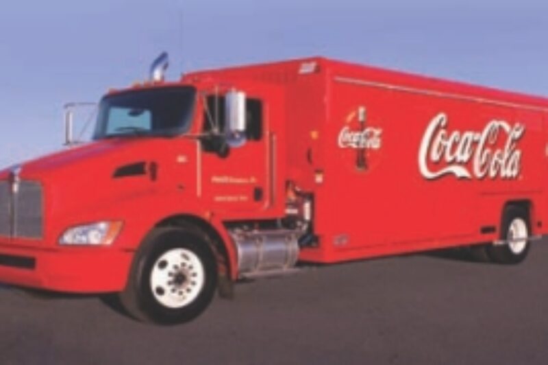 COOL ORDER: Coca-Cola has placed an order for 120 hybrid beverage trucks such as this one.