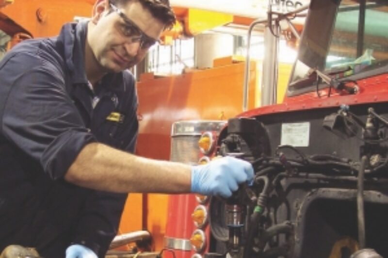 SAVING FUEL FROM THE SHOP: While the driver is responsible for maximizing fuel economy from behind the wheel, the maintenance staff also has a role to play. Good maintenance practices can have a significant impact on the amount of diesel burned by a fleet of trucks.