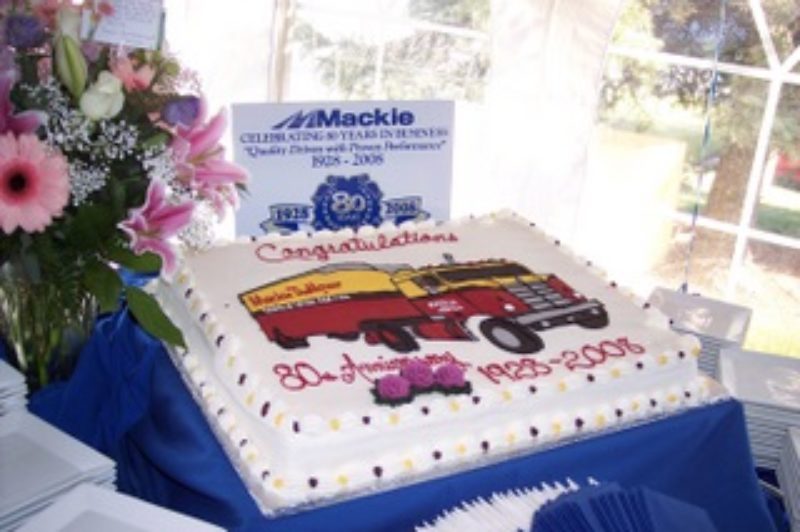 Guests enjoyed a specially-designed cake, commemorating the occasion.