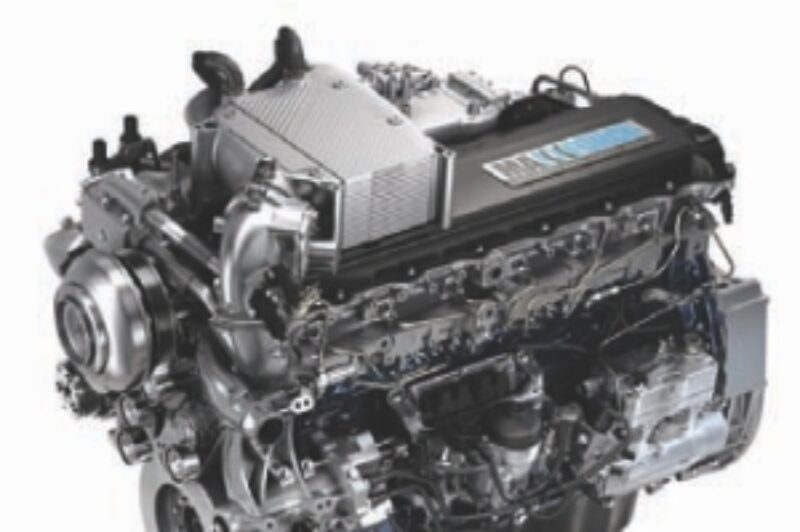 IN PRODUCTION: The big bore International MaxxForce engine is now rolling off the production line at Navistar's Huntsville, Ala. plant.