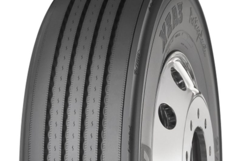 The Michelin XZA3 Antisplash tire is said to reduce the trajectory of spray by 50%.