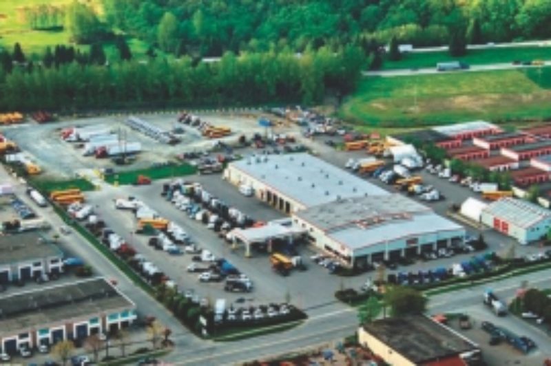 BIRD'S EYE VIEW: First Truck Centre is expanding into the Vancouver area, with the 60,000 sq.-ft. facility seen here.