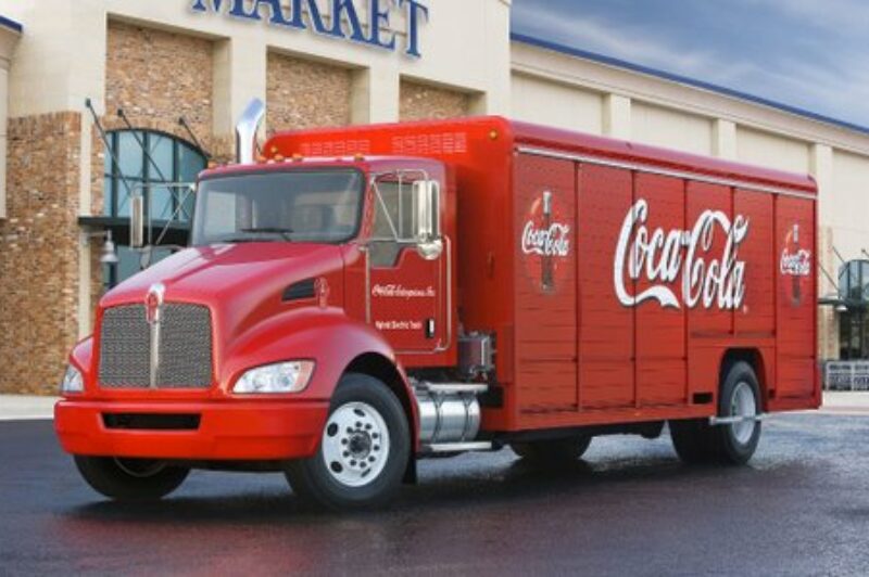 Coca-Cola is adding to its extensive fleet of hybrid delivery trucks, with a new order of 185 Kenworth hybrids.