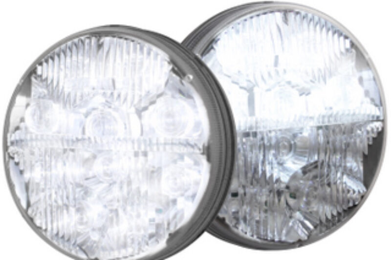 The 10-diode LED headlamp provides better visibility for drivers as well as a longer life and greater impact-resistance, Truck-Lite claims.