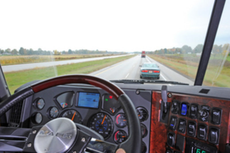 Mack's RSA with ACC will help apply the service brakes if necessary to prevent a truck from impacting the vehicle in front of it.