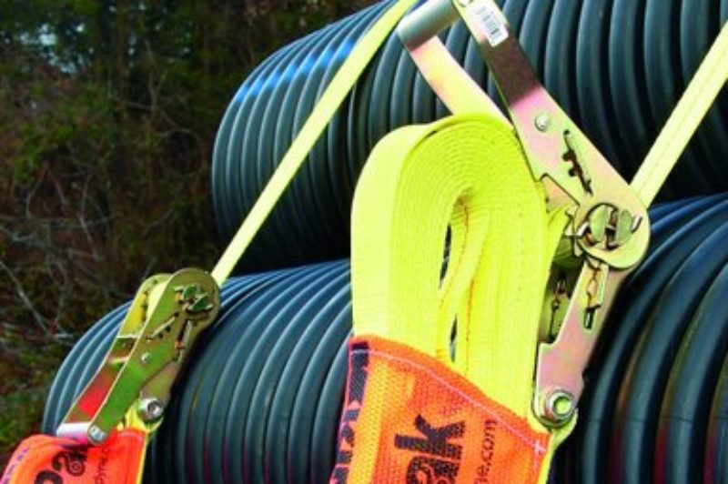 Kinedyne's new StrapPak is designed to secure up to 30 feet of loose ratchet strap.