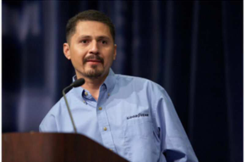 Jorge Orozco-Sanchez was named Goodyear's 26th North American Highway Hero.