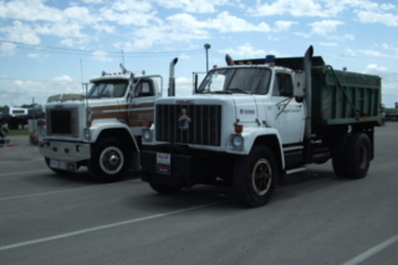 New trucks, old trucks, big trucks, small trucks all took to the quarter-mile drag strip in Grand Bend this weekend.