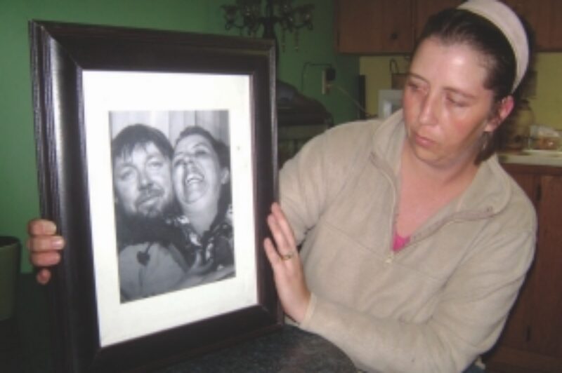 NO CLOSURE: Nicole, wife of murdered truck driver Donald Woods, struggles to come to terms with his senseless killing.