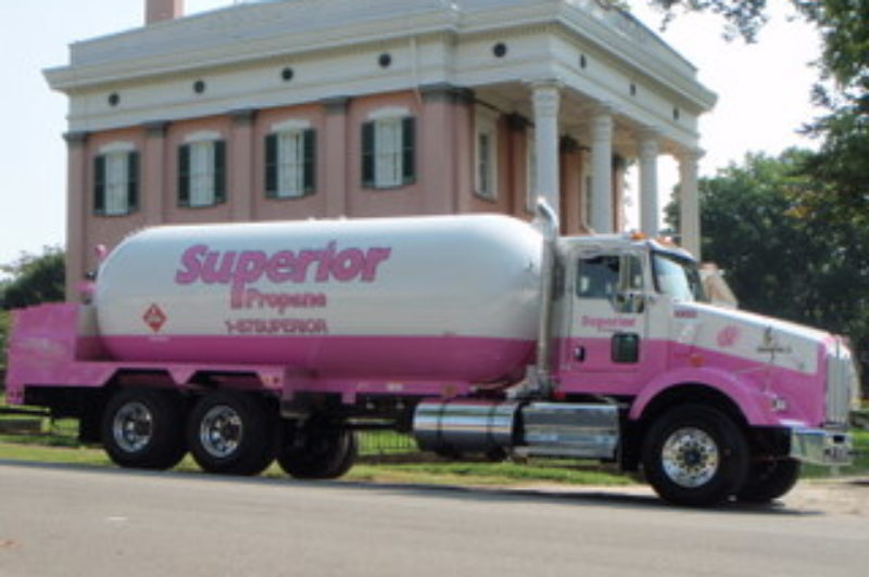 Superior Propane's new pink delivery truck is not only raising awareness, but also money for the Canadian Breast Cancer Foundation.
