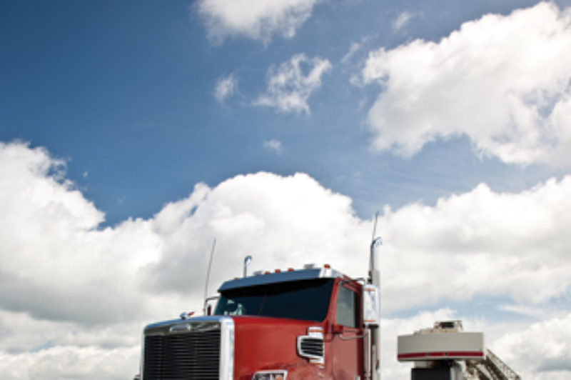 The new Freightliner Coronado SD is designed for rugged vocational applications.