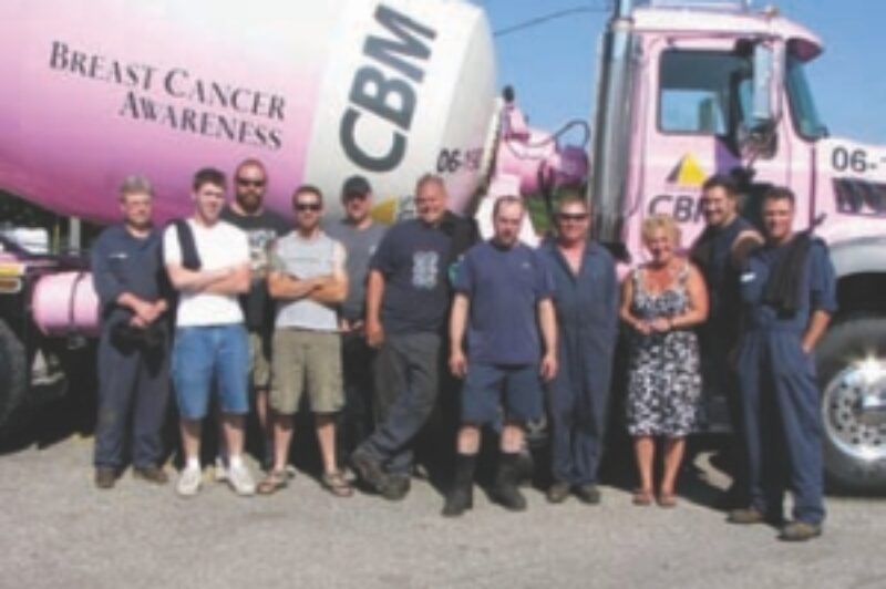 PRETTY IN PINK: A plant fire did not dampen Delta Spring and Chassis' plans to celebrate its customers. A customer appreciation day went ahead as planned, benefiting a local breast cancer centre.