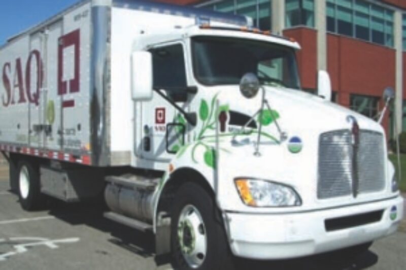 PUT TO THE TEST: FPInnovations will test the fuel-saving potential of this Kenworth hybrid.