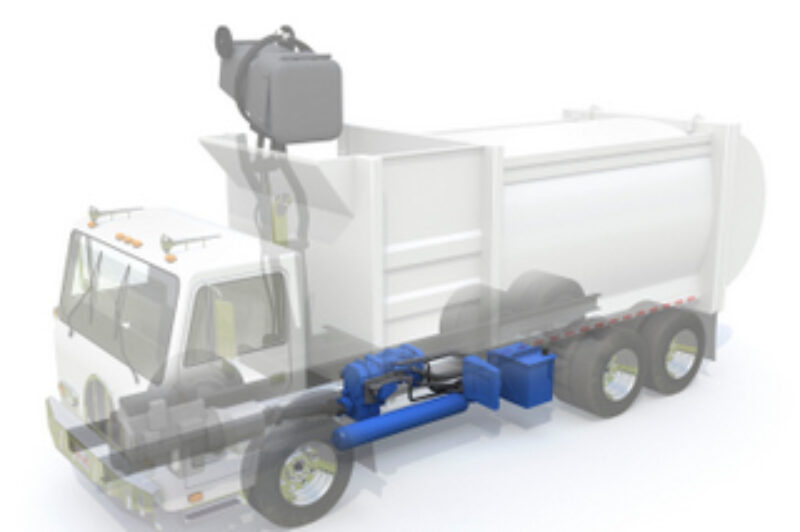 Eaton will soon be offering retrofits to hybridize refuse trucks.
