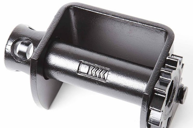 Kinedyne's new cast mandrel winch design.