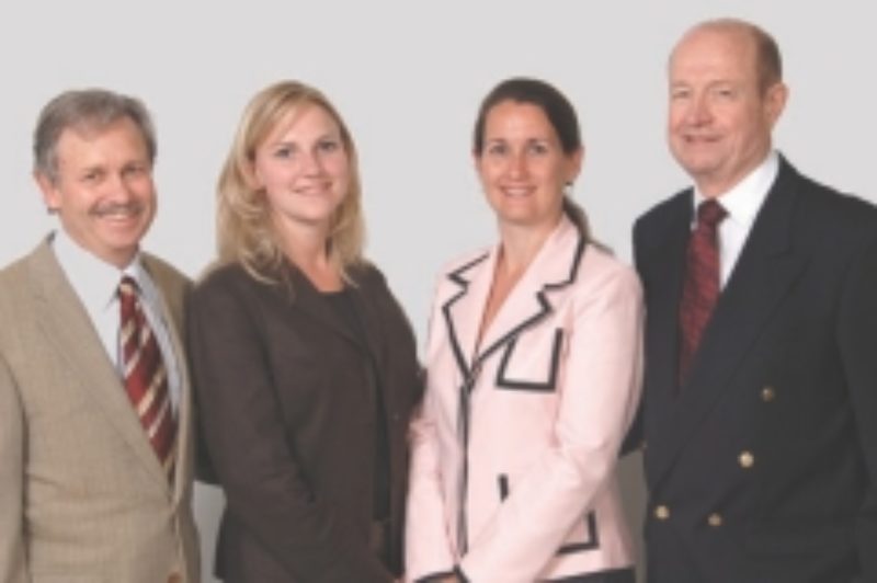 PASSING THE TORCH: Meyers men Evan (left) and Larry (right) have appointed their daughters Jacquie (second from left) and Natalie (second from right) to take over the family business.