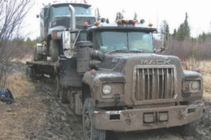 MELTDOWN: The sudden thawing of Manitoba's winter road network left drivers stranded -and northern communities without access to vital supplies.