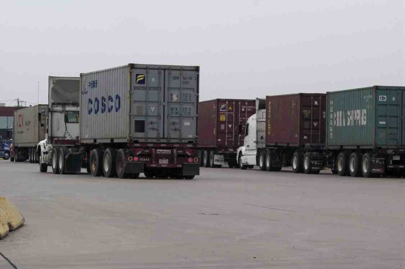 Truck News saw little evidence of truck back-ups at CN's Brampton yard yesterday, but truckers say wait times have climbed to up five to six hours on some days.