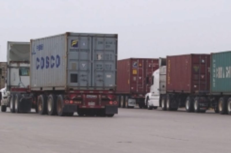 Hit and miss: Wait times didn't appear to be a problem when we visited the terminal on the afternoon of Aug. 9, but truckers say the delays are unpredictable.