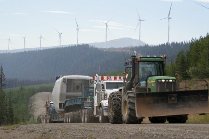Challenger recently made a cross-country trek with more than 28 million pounds of wind turbine equipment.