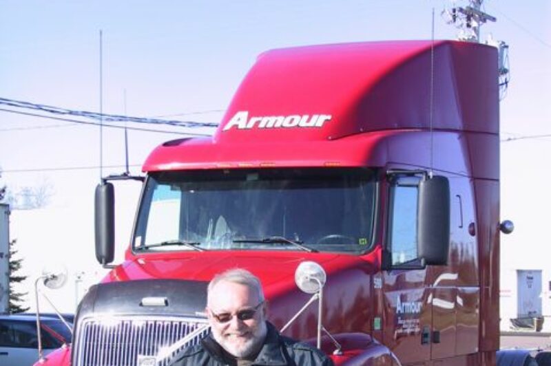 Armour driver Georges LeBlanc has accomplished a remarkable feat, running four million miles without an accident.