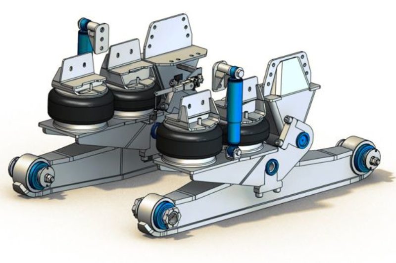 Raydan's new 84,000-lb Air Link suspension.