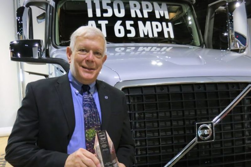 Ed Saxman with the TWNA Technical Achievement Award.