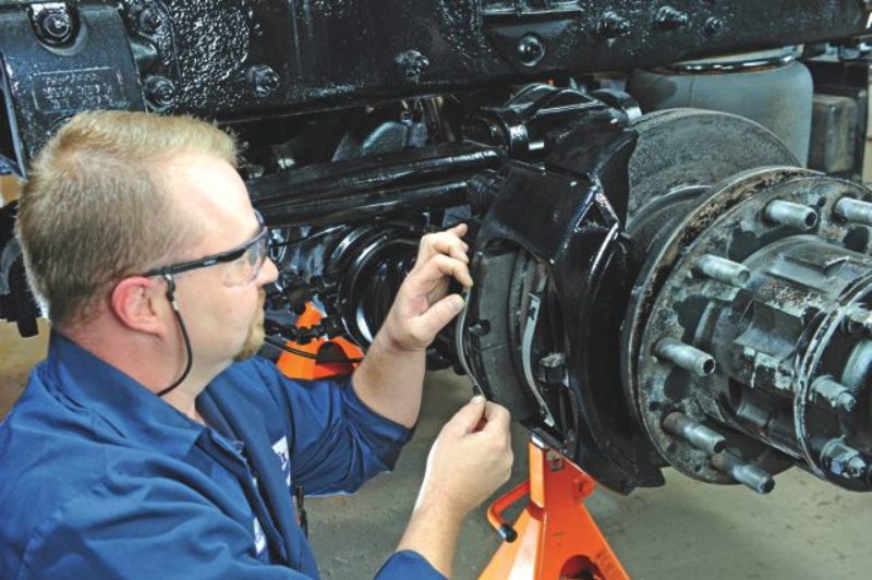 Disc brakes offer many benefits, including improved performance and ease of service.