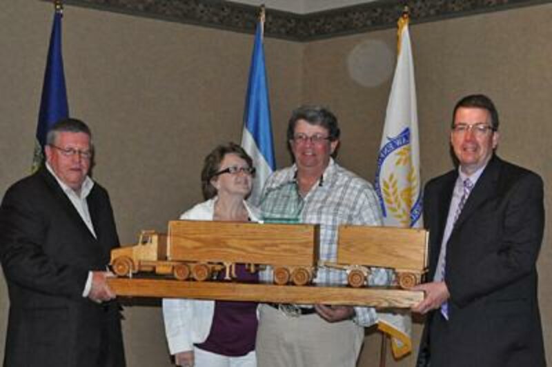 Tandem Tandem division winner Paul Mills of Canada Safeway was also named  Grand Champion at the AMTA Truck Driving Championship June 16.