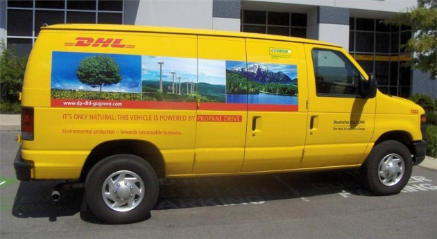 DHL Express has continued to green its fleet with the addition of 100 propane-powered P&D trucks for its US operations.
