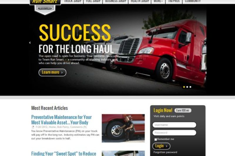 The Team Run Smart Web site.