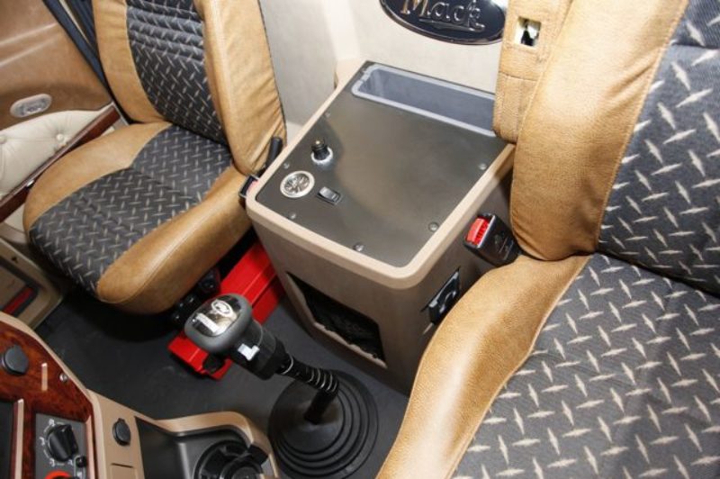 New to the Granite and Titan is this center console with ample storage space.