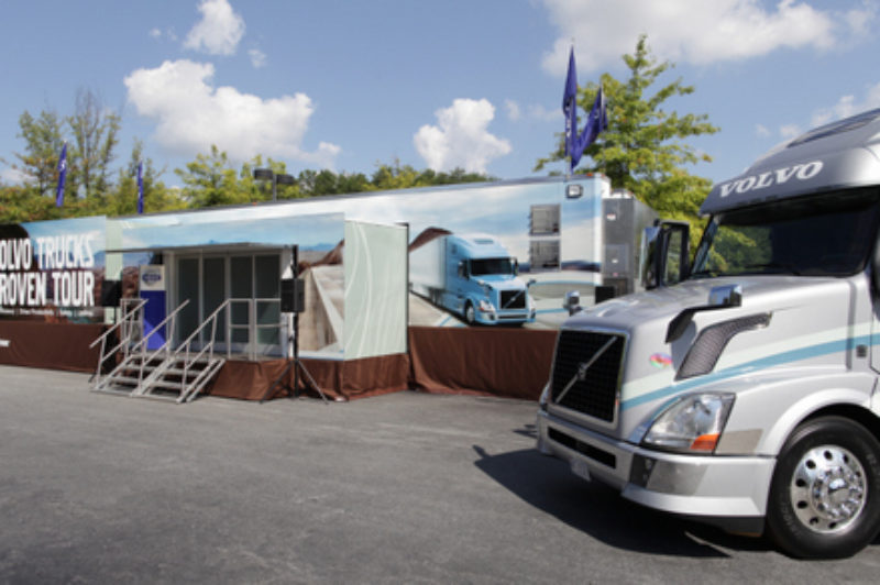 Volvo's Proven Tour is currently driving across Canada to showcase the company's strengths in fuel efficiency, driver productivity, safety and vehicle uptime. The tour has a pair of stops in Quebec this week.