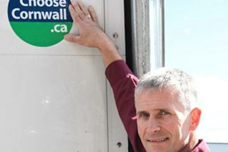 Minimax Express Transportation president Yves Poirier poses with the new 