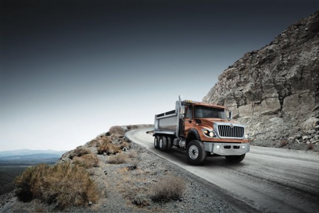 A new sloped nose International WorkStar provides greater visibility.