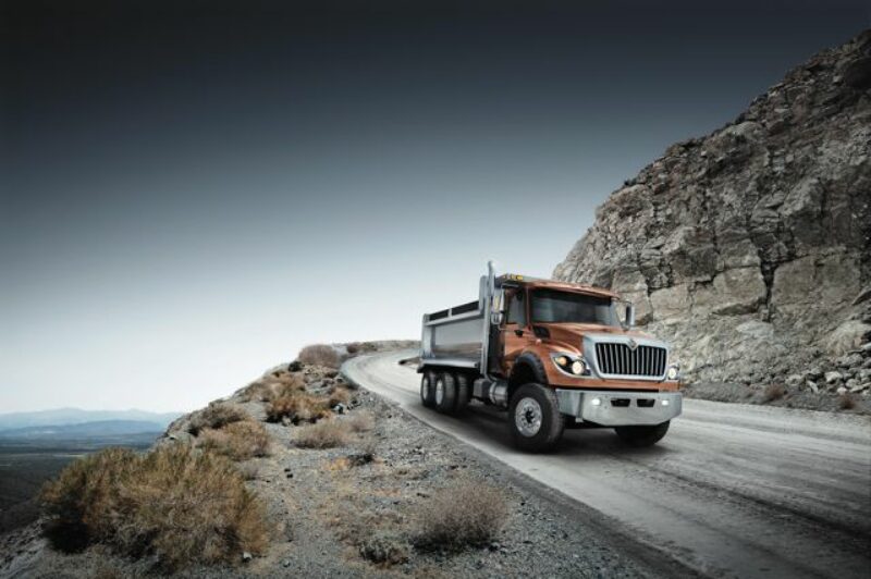 A new sloped nose International WorkStar provides greater visibility.