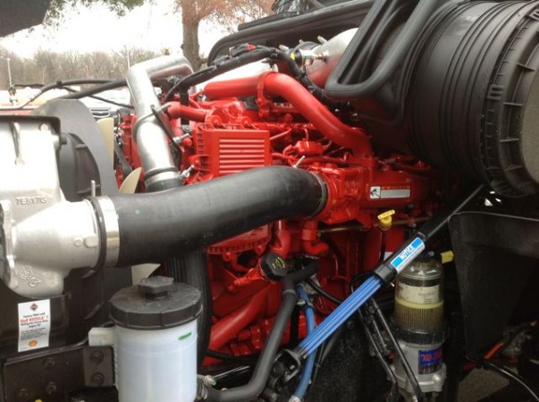 A look under the hood of the ProStar+ with ISX15 engine with SCR.