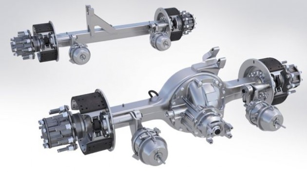 The Meritor FueLite 6x2 axle with ECAS was named the top technical achievement of 2012 by the Truck Writers of North America.