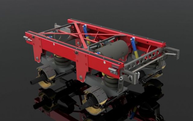 The robust DM400 from Reyco Granning was designed knowing some curbing will occur at the hands of new entrants to the trucking industry.