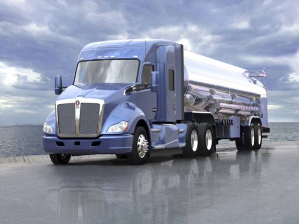 The Kenworth T680 with mid-roof sleeper.