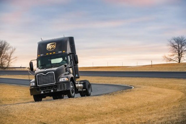 Mack is now providing UPS with natural gas-powered Pinnacles.