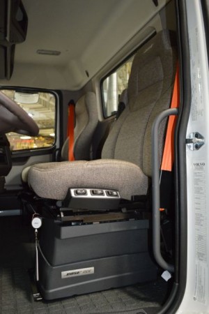 The Bose Ride System can now be ordered from Volvo Trucks.