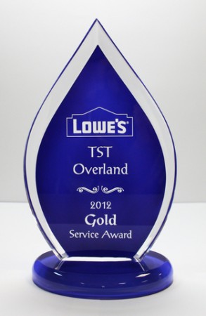 TST's win marks the fourth straight year of recognition for superior service from Lowe's.