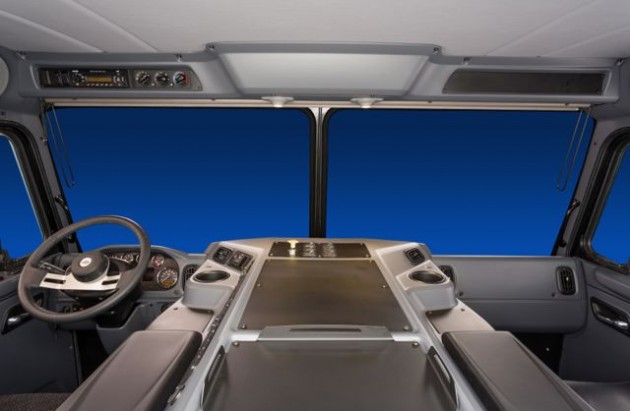 Peterbilt's Model 320 has a new interior.