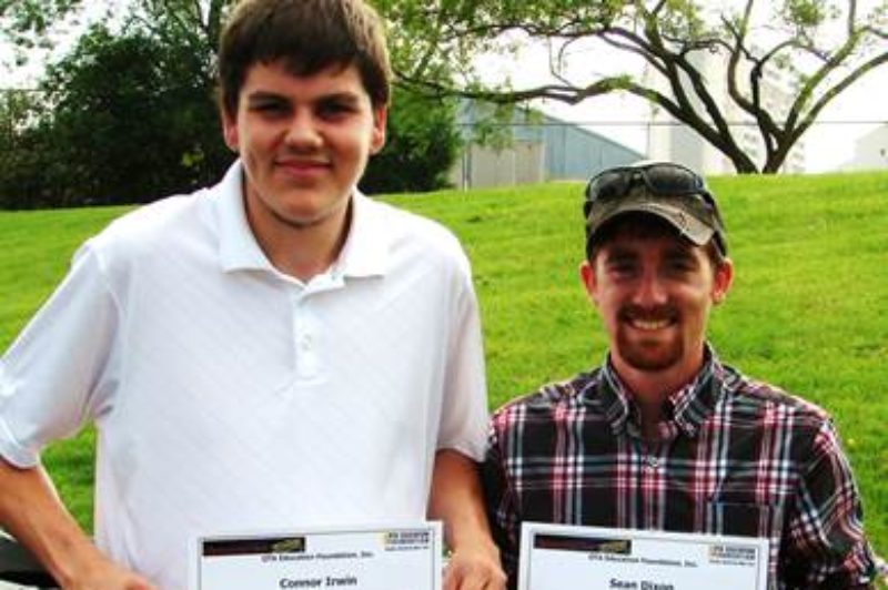Connor Irwin and Sean Dixon were awarded with Glasvan Great Dane Truck Trailer Service Technician scholarships May 29.