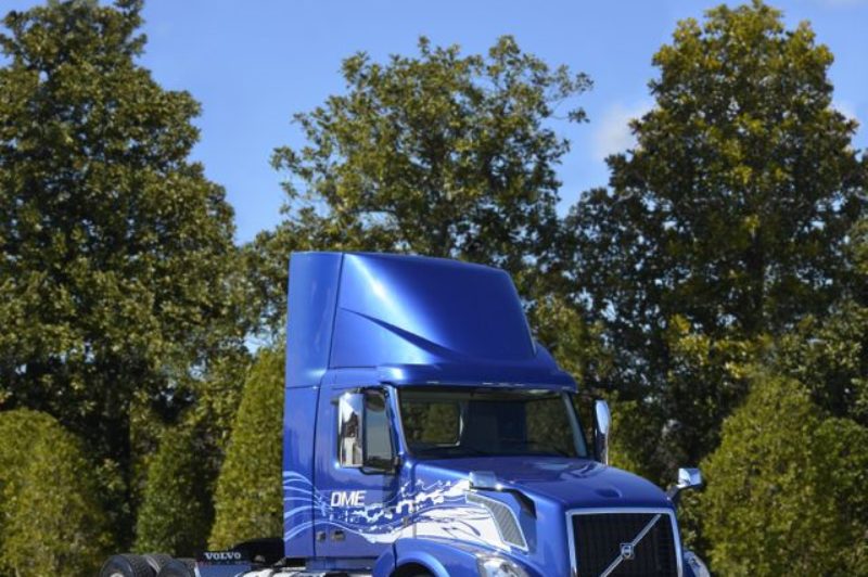 Volvo is commercializing a DME-fuelled VN tractor in 2015.