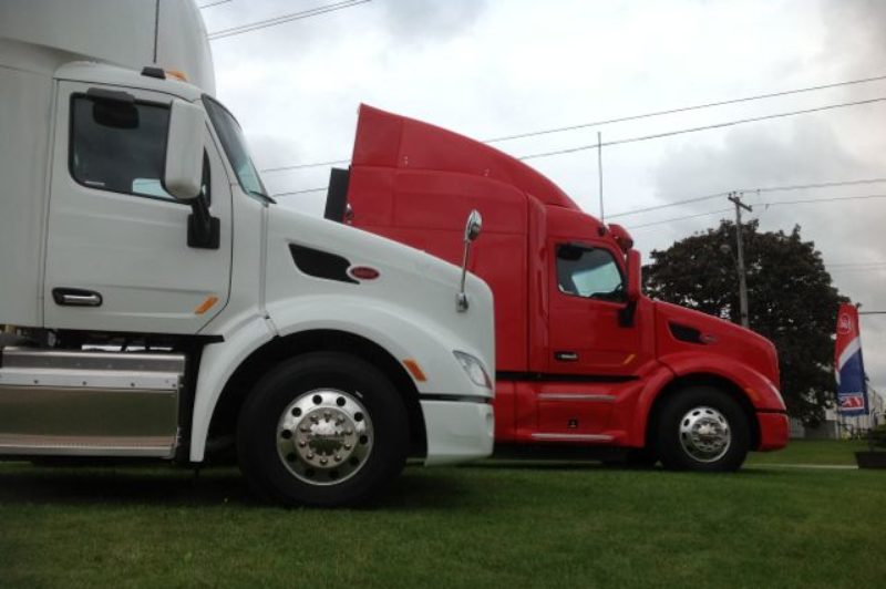 Peterbilt Ontario Truck Centres held an open house at its Whitby location over the weekend to celebrate the arrival of two new models and a new trailer line.