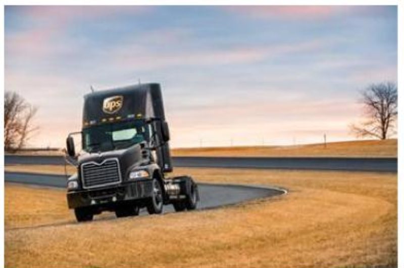 Mack Pinnacle Axle Back model, powered by liquefied natural gas and built for UPS, is being showcased at the ACT Expo in Washington, D.C. today.