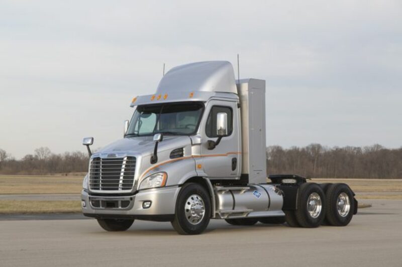 Freightliner's natural gas-powered Cascadia.