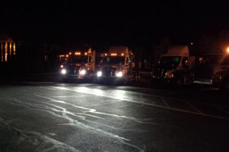 Freightliner has made LED headlights standard on its Cascadia and Cascadia Evolution models.